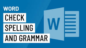 Word Check Spelling And Grammar Youtube