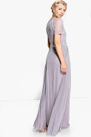 Boutique Beaded Cap Sleeve Maxi Bridesmaid Dress Boohoo Maxi Bridesmaid Dresses Maxi Dress With Sleeves Grey Bridesmaid Dresses