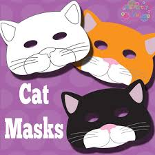 Printable Cat Mask And Template To Color Itsybitsyfun Com Animal Masks For Kids Mask For Kids Cat Mask
