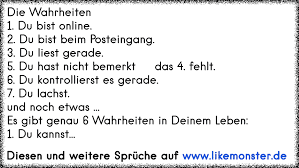 1 Du Bist Im Internet2 Du Bist Hier Bei Die Stamme 3 Du Liest Gerade5 Du Hast Nicht Bemerkt Das 4 Fehlt6 Tolle Spruche Und Zitate Auf Www Likemonster De