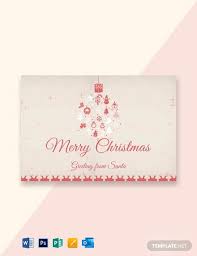 You can upload your picture on one side of the note and the other side will feature the greeting text. Minimal Christmas Greeting Card Template Word Outlook Apple Pages Psd Publisher Template Net