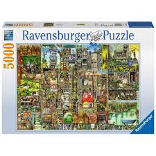 6656 motive auf lager das größte puzzlesortiment in deutschland und europa 1,7 millionen zufriedene kunden seit 19991. Ravensburger Puzzle Seltsame Stadt Colin Thompson Puzzle 5000 Stuck