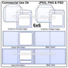 Browse our free printable papers and templates for your homemade cards. 6x6 Envelope Card Insert Templates Commercial Use 3 50 Instant Card Making Downloads