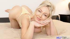 milftrip - Horny Blonde Milf Makes First Onscreen Fuck Film