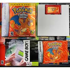 The first nintendo system with backwards compatibility playing the original gameboy, gameboy color and game boy advance games is retro handheld gaming at it's best. Complete Pokemon Fire Red Players Choice Gba Game For Sale Dkoldies