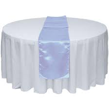 Light Blue Satin Table Runner 12 Blue Table Runner Banquet Decorations Table Runners