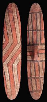 Aboriginal Shield From Western Australia Aboriginal Aboriginal Painting Aboriginal Symbols