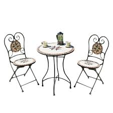 Balkonmobelset Amarillo 3 Teilig Stahl Mosaik Schwarz Rot Schwarz Beige Garden Pleasure Moebel Liebe Com Gartenmobel Sets Balkonmobel Set Gartenmobel