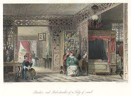 china house interior of a high ranking lady 1843 kiến truc thanh phố phong cảnh