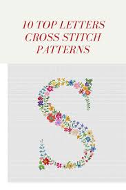 Check spelling or type a new query. Cross Stitch Letters With Flowers Novocom Top