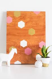 The eco geo is a unique three piece console meticulously handcrafted from real wood. Diy Geometric Wood Panel Wall Art Sarah Hearts