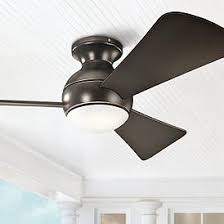 They are designed for flat and low ceilings. Kichler 44 In Span Or Smaller Ceiling Fan With Light Kit Ceiling Fans Lamps Plus