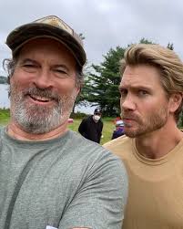 It's a Luke/Tristan reunion at the “Sullivan's Crossing” Annual Grey vs  Blonde Homecoming Event! Who u voting for? 😂 @chadmichaelmurray @CTV  @sullivanscrossingtv @ctv_pr @robyncarrwriter @scottgordonpatterson 🏔  #sullivanscrossing #robyncarr ...