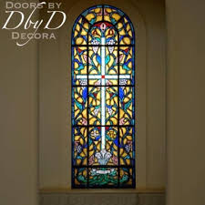 The romans were the first known to use glass for windows, a technology likely first produced in roman egypt. Church Stained Glass Crafted By Artisans At Doors By Decora