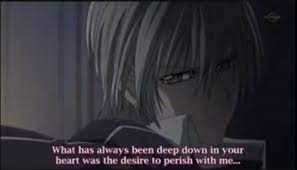 The series premiered in the january 2005 issue of lala magazine and officially ended in may 2013. Zer Vampire Knight Quotes Quotesgram