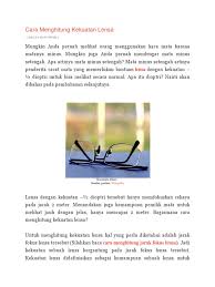 Check spelling or type a new query. Cara Menghitung Kekuatan Lensa