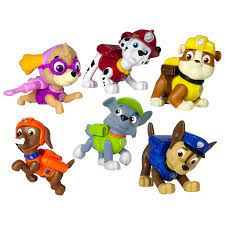 The paw patrol must work quickly to fix the tracks and remove a train car at the train station before the next train comes in. Paw Patrol Mini Speelfiguur Online Kopen Lobbes Speelgoed