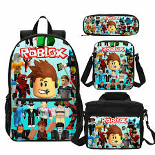 Skip to main search results. Roblox Game Kids Bookbag Backpack Insulated Lunch Box Crossbody Bag Pen Case Lot Ebay