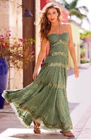 Crochet And Sequin Maxi Dress From Boston Proper Bohochic Boho Chic Style Outfits Maxi Dress Boho Chic Boho Dress