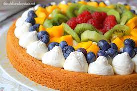 Un très bon gâteau aux fruits frais! Tarte Aux Fruits Sur Sable Breton Aux Delices Du Palais