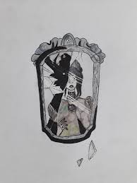 Drawing Of A Broken Mirror I Made Drawing In the broken mirror, the first and most definitive book on bdd, dr. drawing of a broken mirror i made