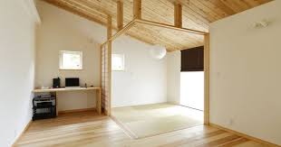 2度目の家づくりで叶えた 丘の上のビューイングハウス 和のインテリア リビング 和室 仕切り 和室