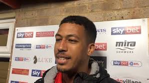 Jonte Smith after his hat-trick against West Ham