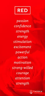 Tazekaaromatherapy Color Psychology Color Meanings Red Color