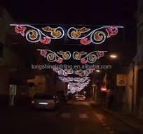 Customized Outdoor Waterproof Holiday Decorative LED Cross-Street Modeling  Lights for a Variety of Holidays