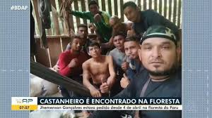 Castanheiro: Jhemenson Gonçalves estava pedido desde o dia 4 de abril na floresta do Paru