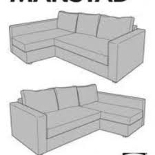 W240 x d90/155 x h73 cm. Best Ikea Manstad Sofa Bed With Storage For Sale In Covina California For 2021