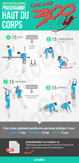 Programme Haut Du Corps En 300 Repetitions Pdf A Telecharger Exercices Haut Du Corps Musculation Poids Du Corps Haut Du Corps