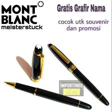 Pulpen Mewah Montblanc Meisterstuck Gratis Grafir Nama Shopee Indonesia