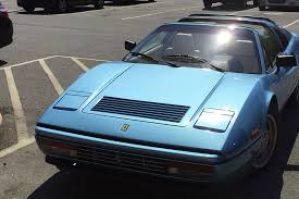Finished in light metallic silver grey (argento nurburgring) with mid blue hide(4307) and dark blue upper dashboard,door cappings,steering wheel (3282) and dark blue carpets. 1989 Ferrari 328 Gts Automotive International