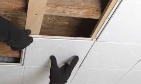 Diy Ceiling Tiles Replace Damaged Ceiling Tiles Project Arrow Fastener