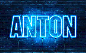 Das lernen mit anton ist kostenlos für alle. Herunterladen Hintergrundbild Anton 4k Tapeten Die Mit Namen Horizontaler Text Anton Name Happy Birthday Anton Beliebte Deutsche Mannliche Namen Blue Neon Lights Bild Mit Namen Anton Fur Desktop Kostenlos Hintergrundbilder Fur Ihren