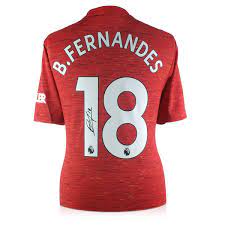 Similar players to bruno fernandes. Bruno Fernandes Signiert Manchester United Shirt Fruugo De