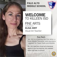 Bienvenido a la escuela: Conocer a la Sra. Hirt, maestra de Bellas Artes