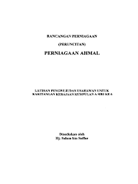 Template ini sesuai untuk perniagaan bebas yang menyediakan perkhidmatan, seperti perunding, pereka grafik. Rancangan Perniagaan Kedai Runcit