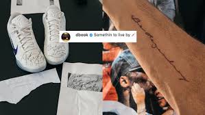 Kobe bryant signed shoes for devin booker back in 2016 and. Devin Booker Gets A Kobe Bryant Message For His First Tattoo 12news Com