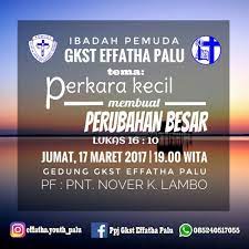 Resepsi pernikahan di batasi dengan protokol kesehatan ketat, ujar dia selain itu, iqbal mengimbau agar masyarakat tetap di rumah apabila tidak memiliki kepentingan yang mendesak. 19 Ibadah Pemuda Ideas Palu Tema Lambo