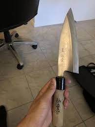 Can Someone Identify This Deba Knife Chef Knife Knife Japanese Kitchen Knives