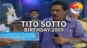 The movie and television review and classification board (mtrcb) summoned the executives of gma 7's noontime variety show 'eat bulaga' after a comment made by some of the show's host drew outrage from filipinos online. Eat Bulaga Tito Sotto Birthday 2009 Youtube