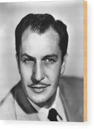 Vincent Price, Ca 1950s Wood Print