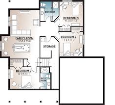 Plan 21981dr Northwest Cottage With Finished Lower In 2020 Bedroom House Plans House Plans 4 Bedroom House Plans