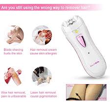 Yes, epilators are safe for facial hair removal but its important to use them carefully. Electribrite Facial Hair Removal Epilators For Women Cordless Electric Tweezers Ladies Face Epilator Rechargeable Hair Remover For Upper Lips Chin Arms Legs Bikini Pricepulse