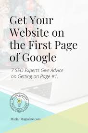 Want To Get On The First Page Of Google Web Strategy Magazine Web Design Ebook Template