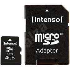 Pc cards (pcmcia) were the first commercial memory card formats (type i cards) to come out, but are now mainly used in industrial applications and to connect i/o devices such as modems. Intenso Micro Sd Card Class 10 4gb Memory Card Alzashop Com