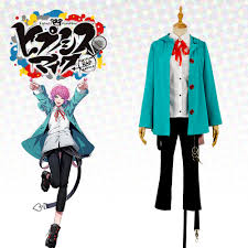 Us 37 59 6 Off Japanese Voice Actor Division Rap Battle Fling Posse Ramuda Amemura Easy R Green Uniform Outfit Cosplay Costume For Leisure In Anime