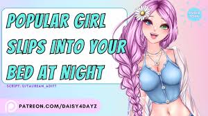 ASMR || Popular Girl Slips Into Your Bed At Night [Audio Porn] [Slutty  Whispers] [asmr moaning]